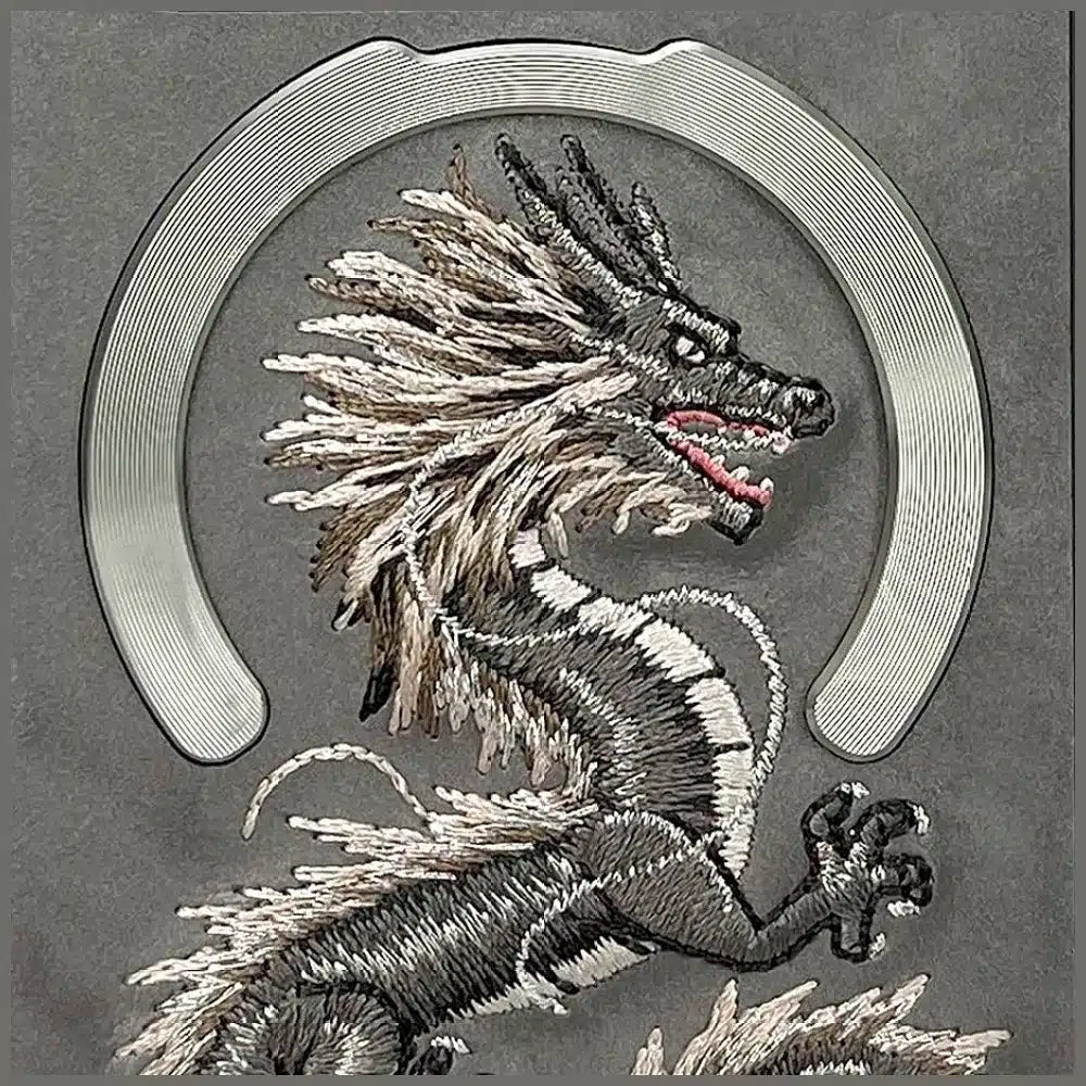 NIMMY DRAGON maskica kompatibilna s MagSafeom za iPhone 16 Pro Max siva