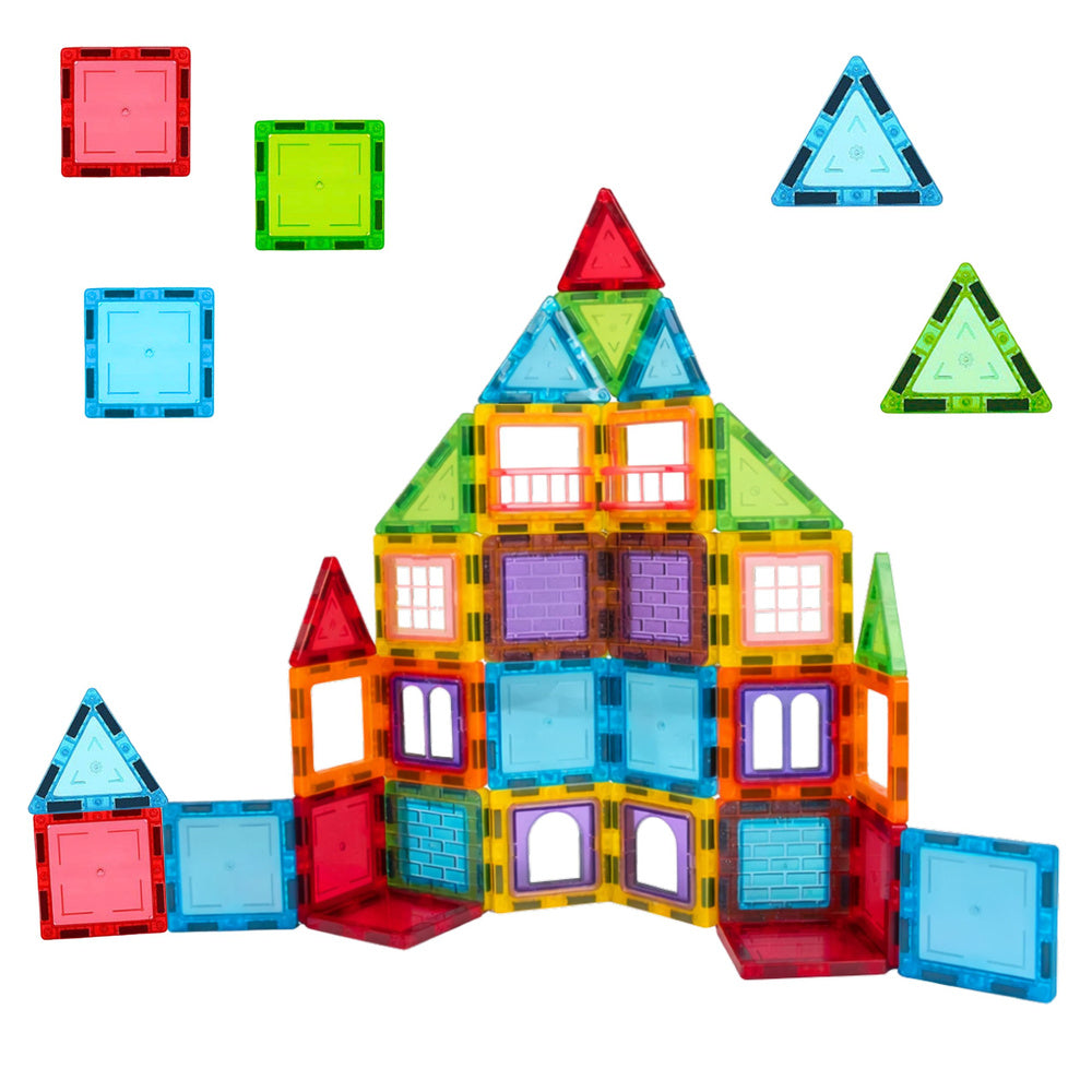 Magnetni blokovi 3D u šarenim bojama - 45 elemenata