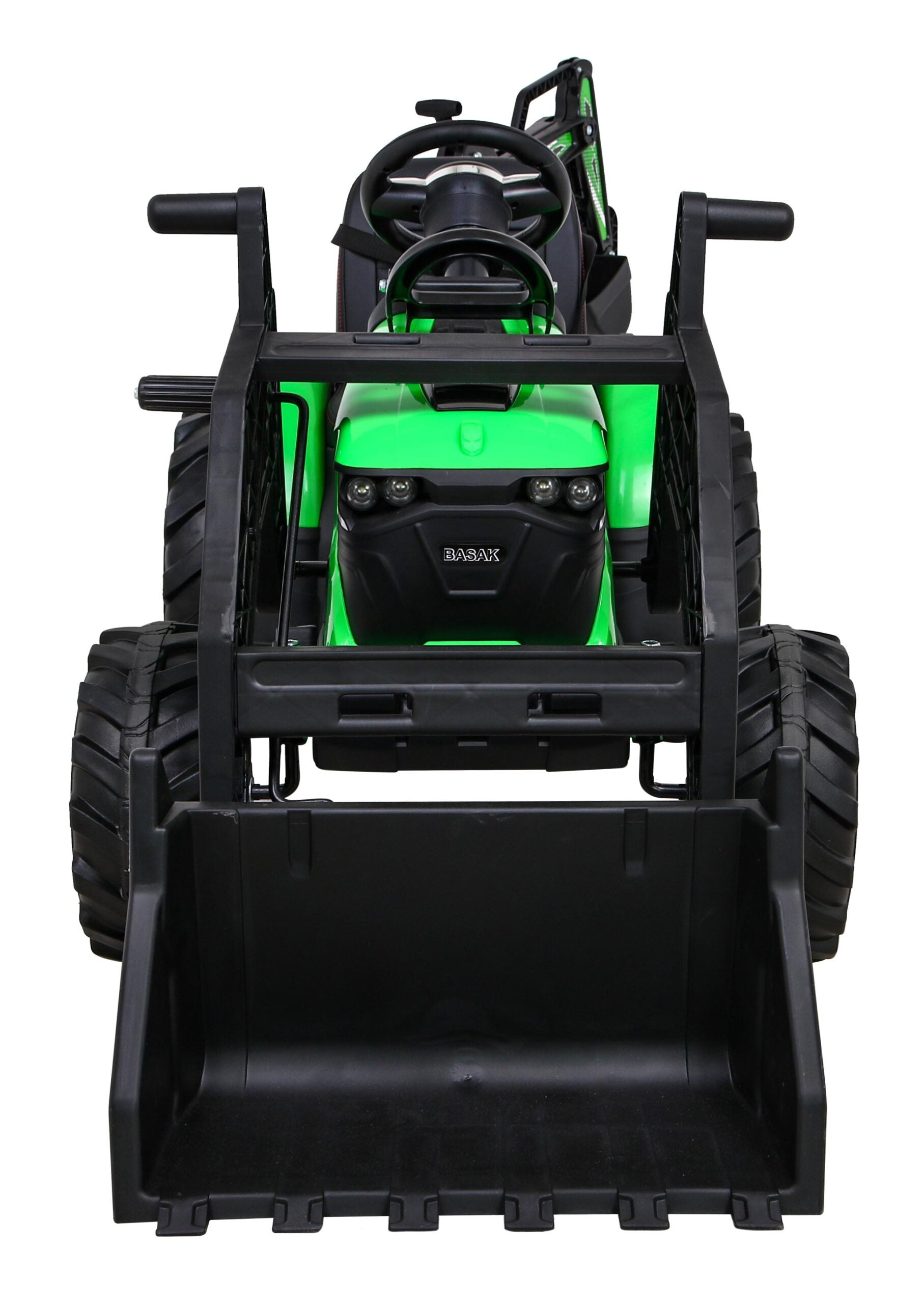 Bager na akumulator s prikolicom 720-T 4x4- zeleni