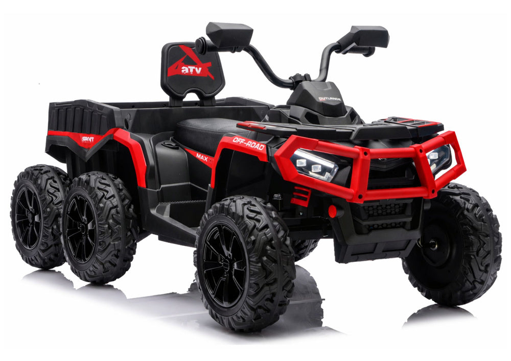 Quad na akumulator ATV JC606 24V 4x4 - dvosjed - crveni