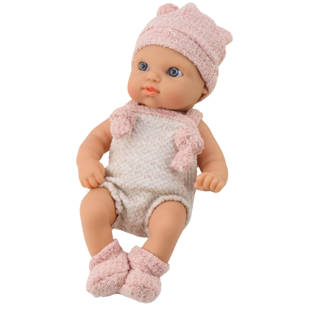 Beba lutka za igru u bež bodiiju s dodacima – 18 cm