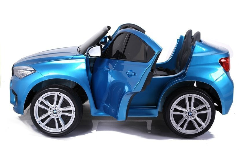 Licencirani auto na akumulator BMW X6 - plavi/lakirani