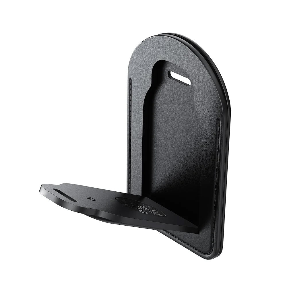 Acefast Pametni tracker (S5) - Elegantna privjesnica od umjetne kože za prtljagu - FindMy mreža - crna
