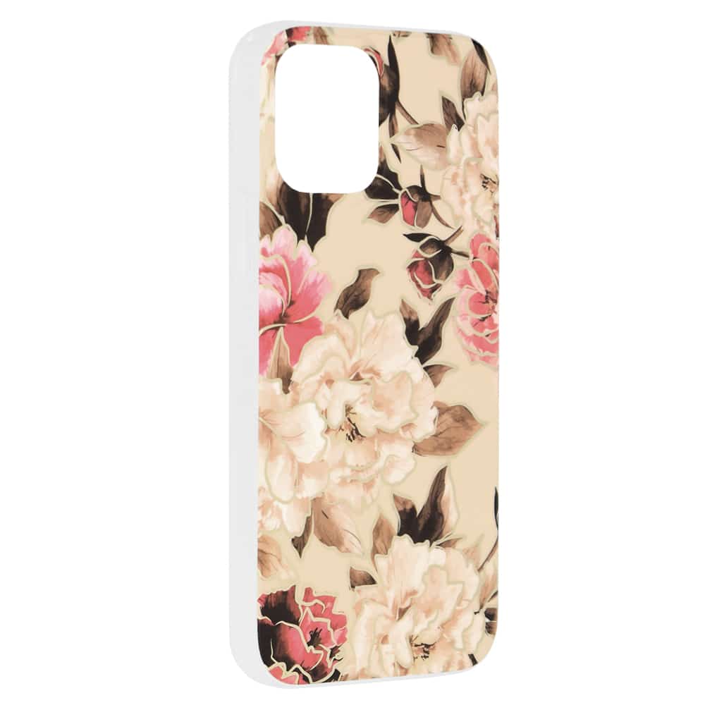 Techsuit Marble Series maska za iPhone 12 Mary Berry Nude