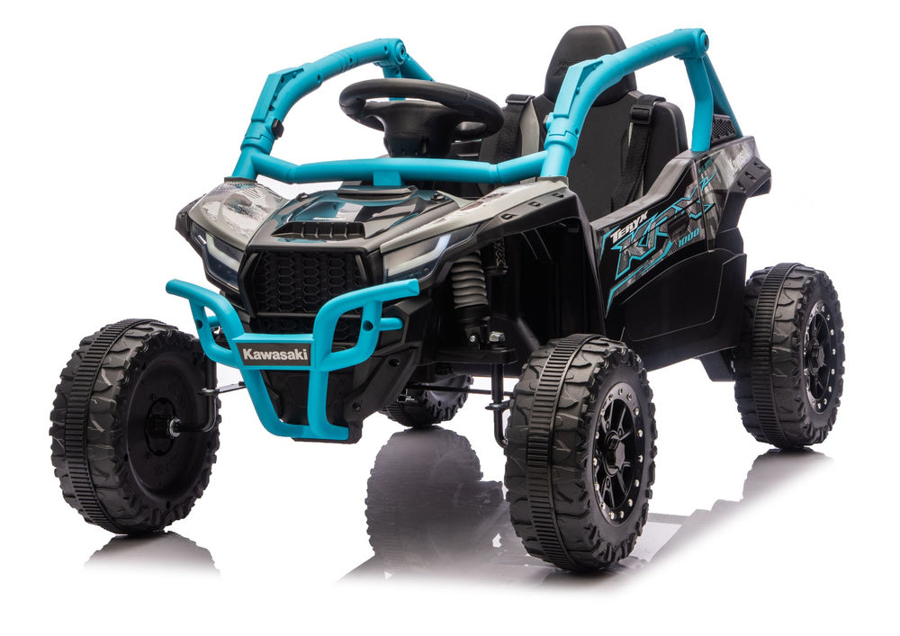 Licencirani buggy na akumulator Kawasaki JS330 - crno/plavi