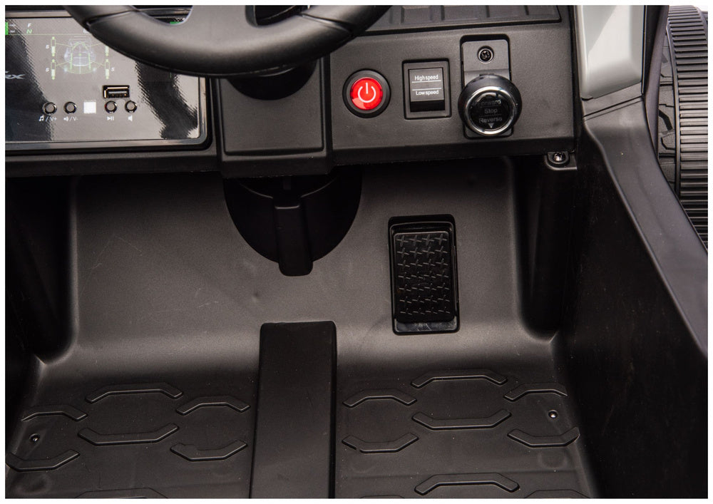 Licencirani buggy na akumulator Kawasaki JS330 - crno/plavi