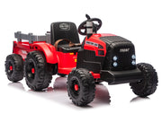 Traktor na akumulator s prikolicom CH9959B - crveni