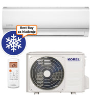 KOREL KLIMA UREĐAJ 7kW KOR32-24HFN8-IX/KOR32-24HFN8-OX - NEXO, za prostor do 70m2, A++ energetska klasa, Wi-Fi, R32