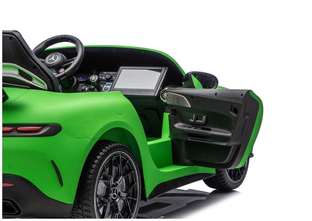 Licencirani auto na akumulator Mercedes GT63 AMG DK-GT63 24V – dvosjed – mat/zelena