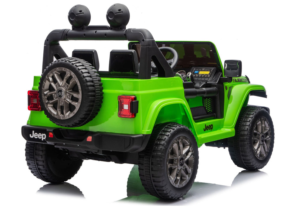 Licencirani auto na akumulator Jeep Rubicon 4x200W 24V - zeleni