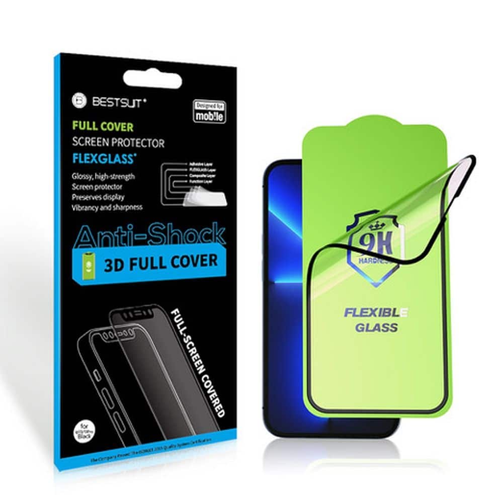 Bestsuit fleksibilno 5D potpuno ljepljivo hibridno staklo za Samsung Galaxy A57 5G crno