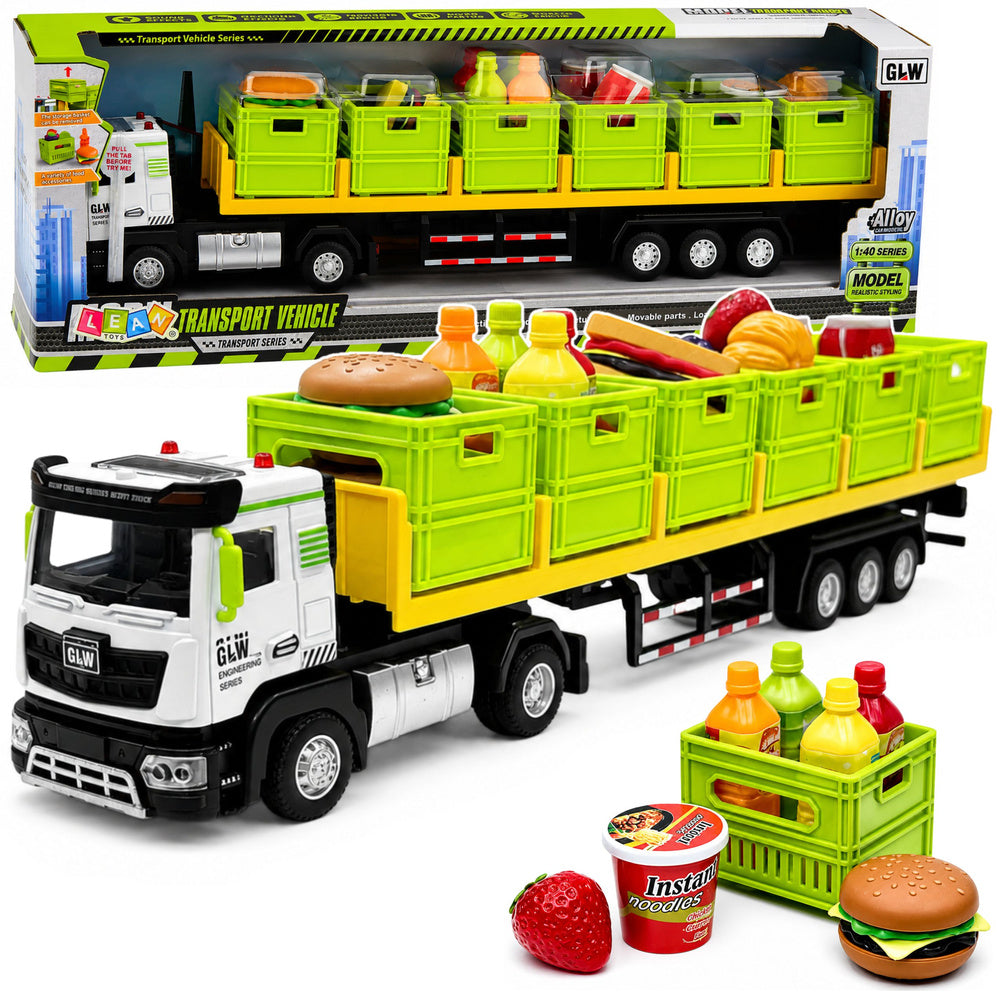 Green Food Transport Truck 1:40