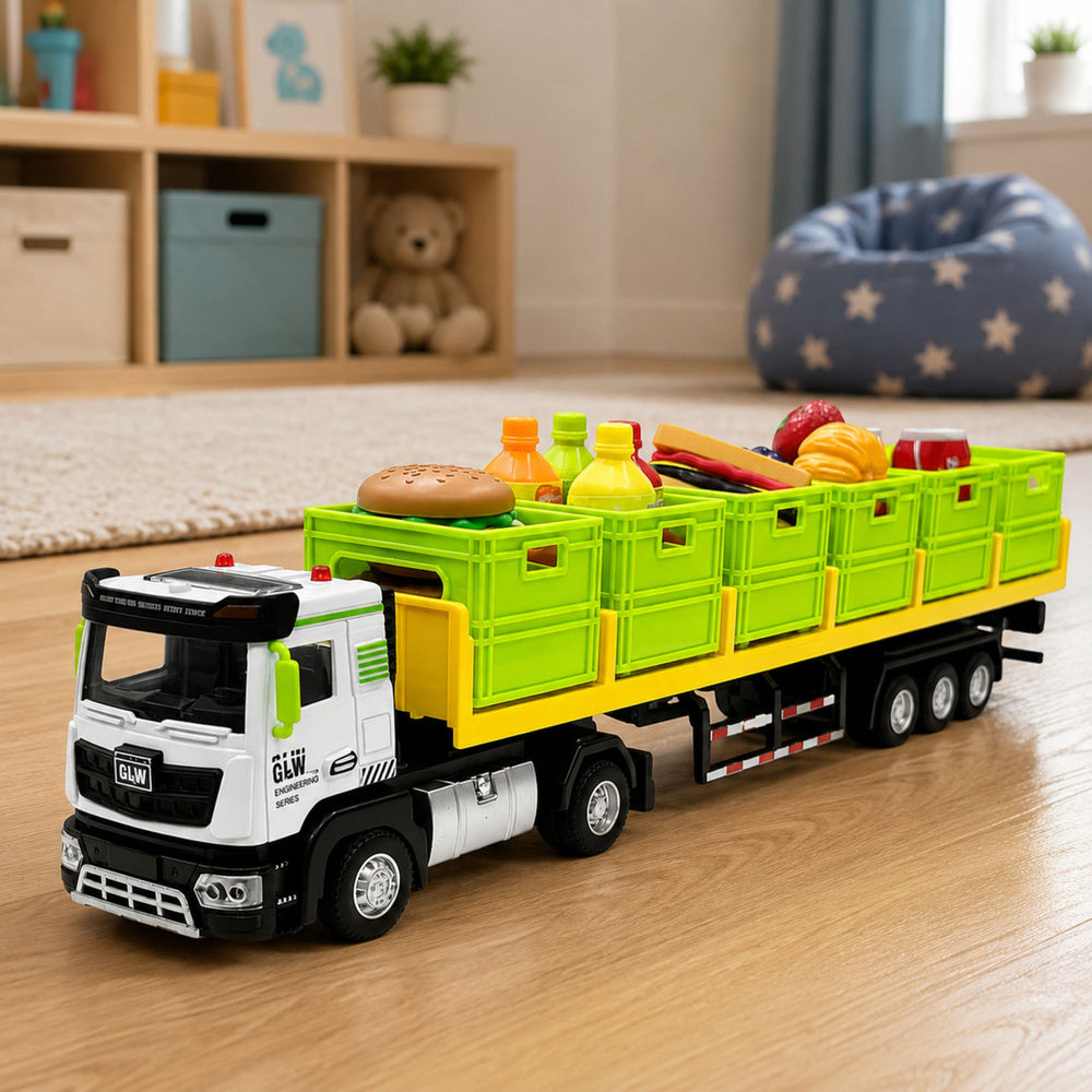 Green Food Transport Truck 1:40