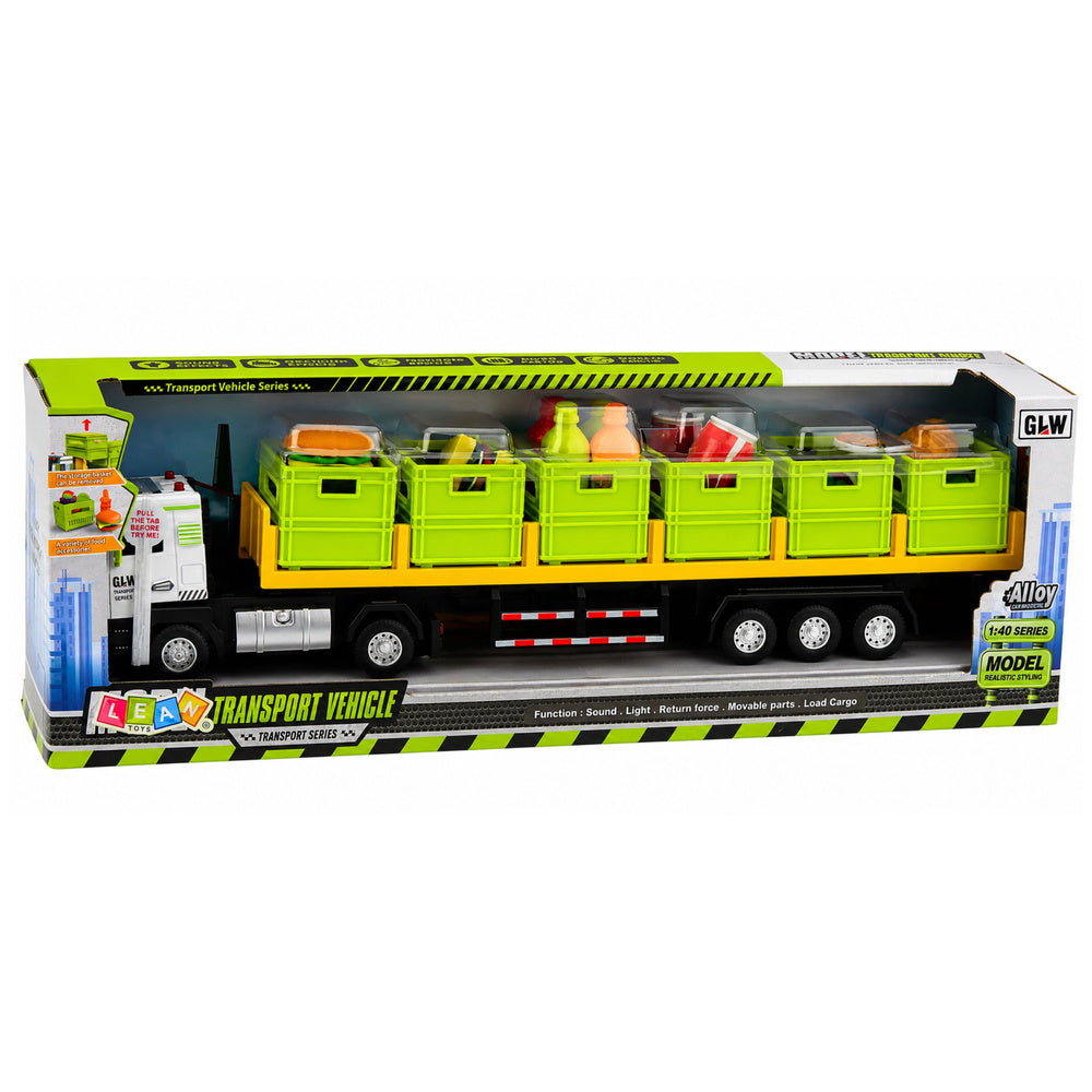 Green Food Transport Truck 1:40