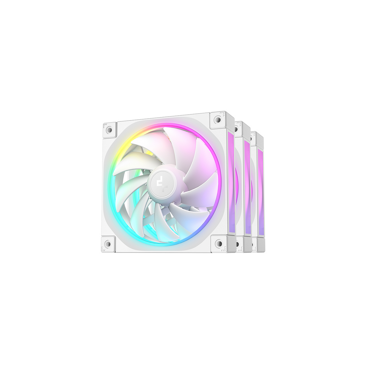 DeepCool FL12 WH-3 in 1 Kućište računala Ventilator 12 cm Bijelo 3 kom