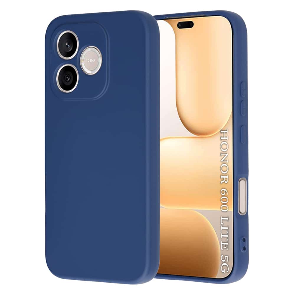 Techsuit SoftFlex silikonska maska za Honor 600 Lite – navy plava