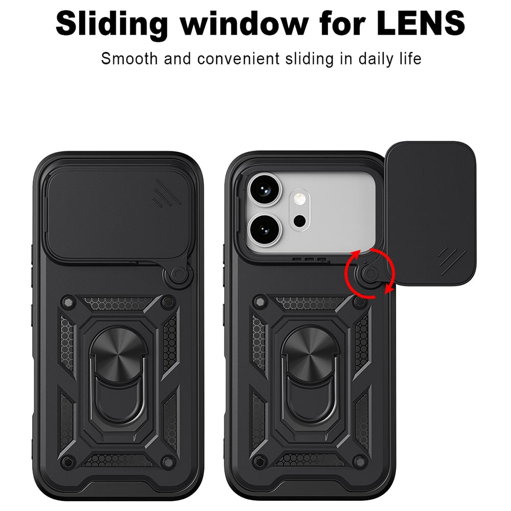 Techsuit – serija CamShield zaštitna maskica za Honor 600 / 600 Pro – crna