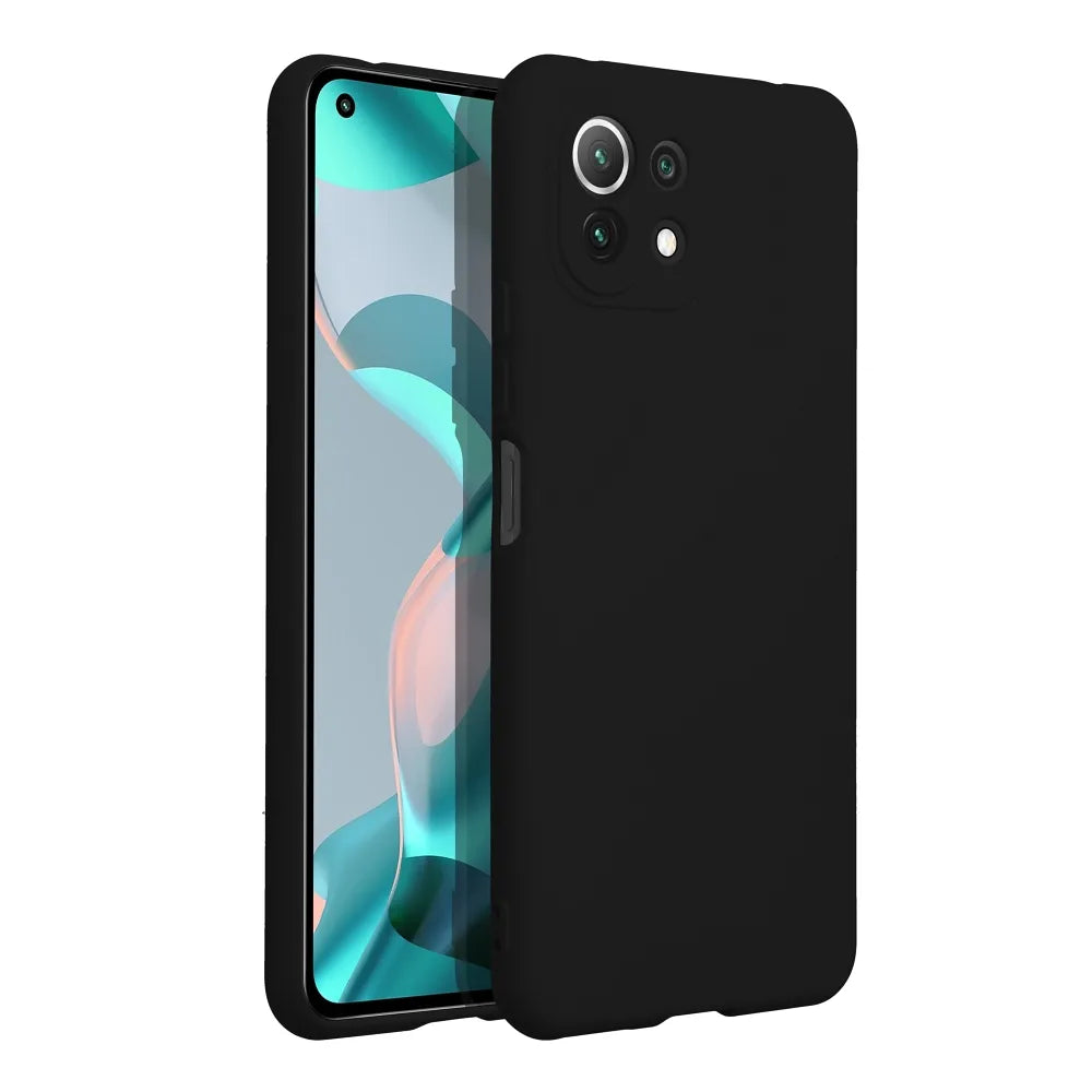 Maska SILIKONSKA za XIAOMI Mi 11 Lite 5G / Mi 11 Lite LTE ( 4G ) crna