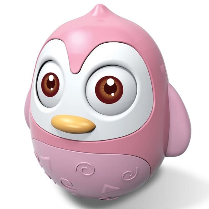 Roly poly igračka Pink Penguin