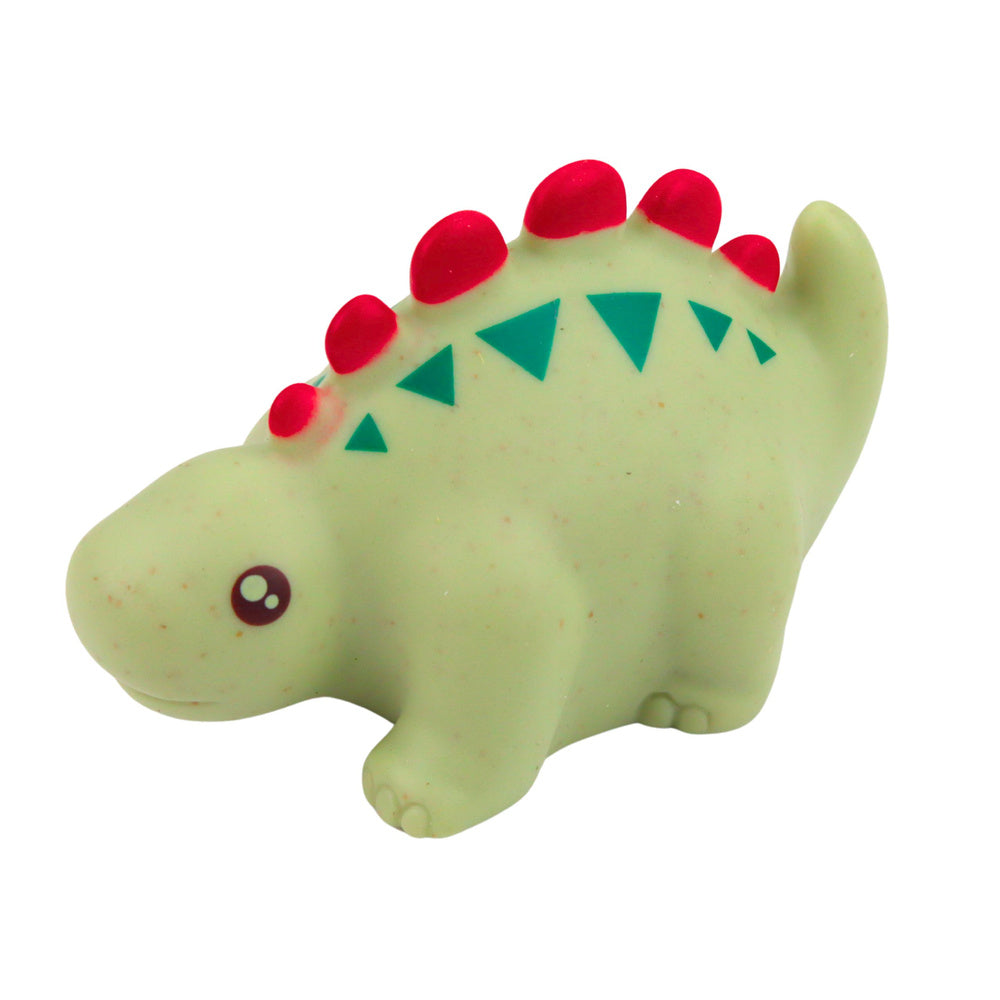 Set of educational rubber dinosaurs for bathing, pastel games, 6 pcs.