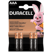 Duracell Baterija alkalna, AA, 1,5 V, blister 4 kom. - Micro AAA B4
