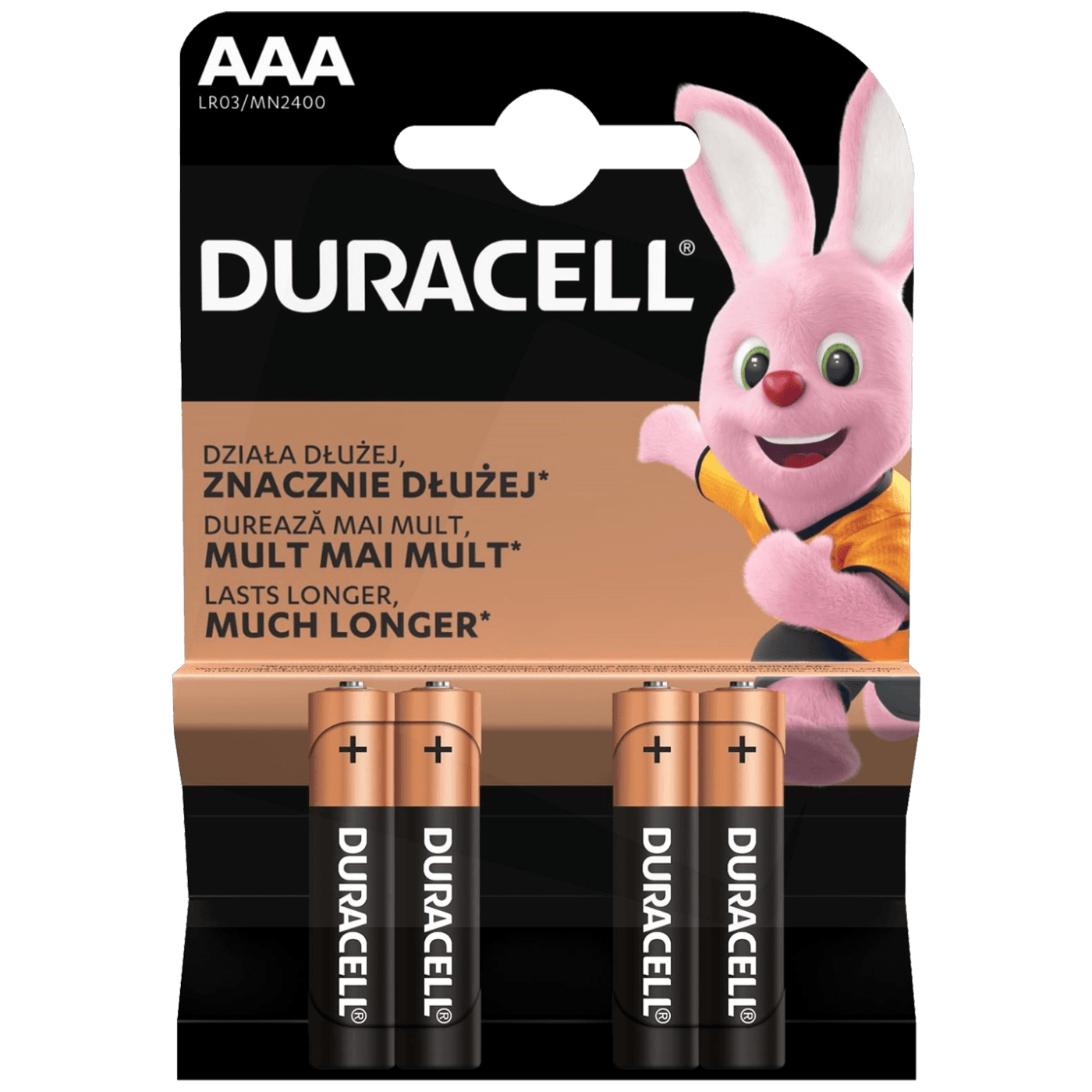 Duracell Baterija alkalna, AA, 1,5 V, blister 4 kom. - Micro AAA B4