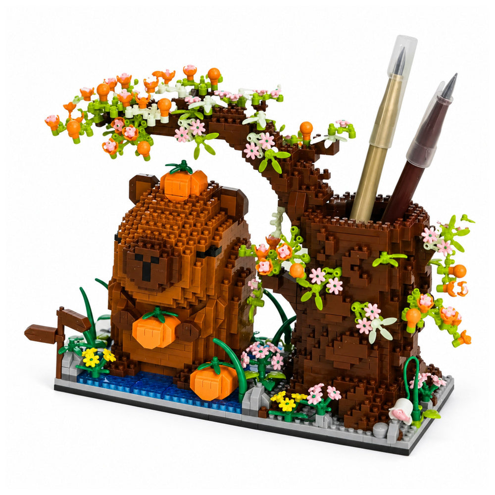 Capybara Building Blocks Tree Pen Organizer 1800 pcs.