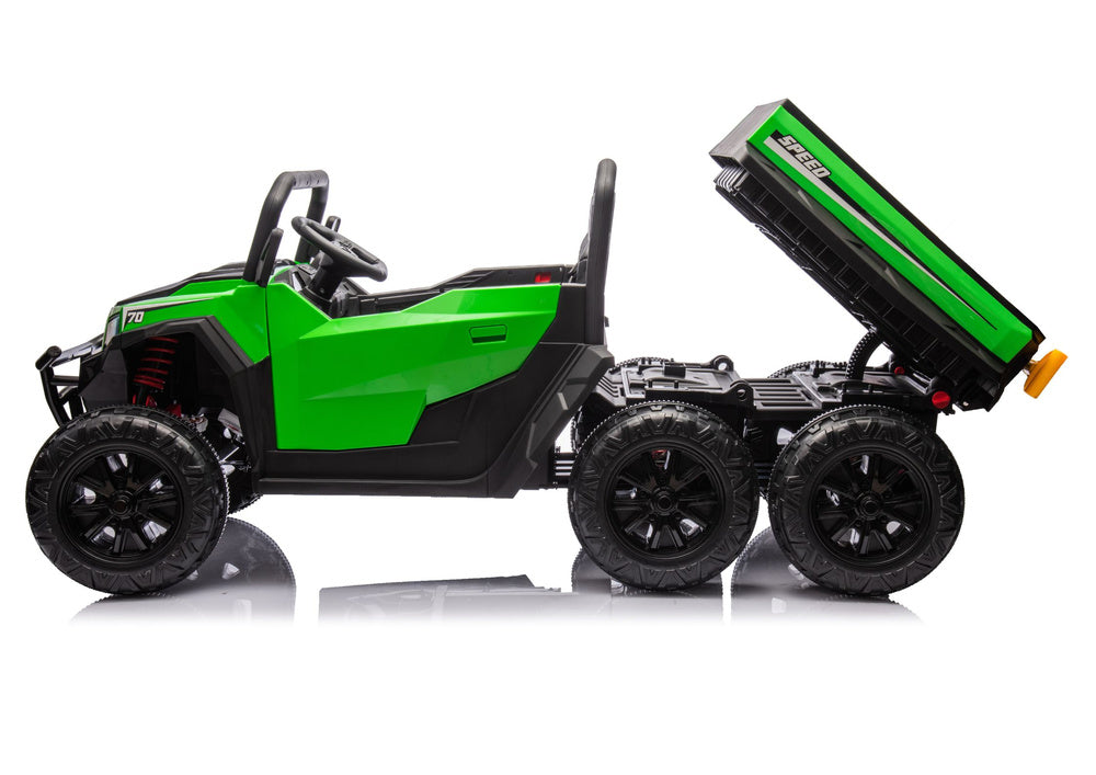 Auto na akumulator XB-1038A 4x4 24V - dvosjed - zeleni