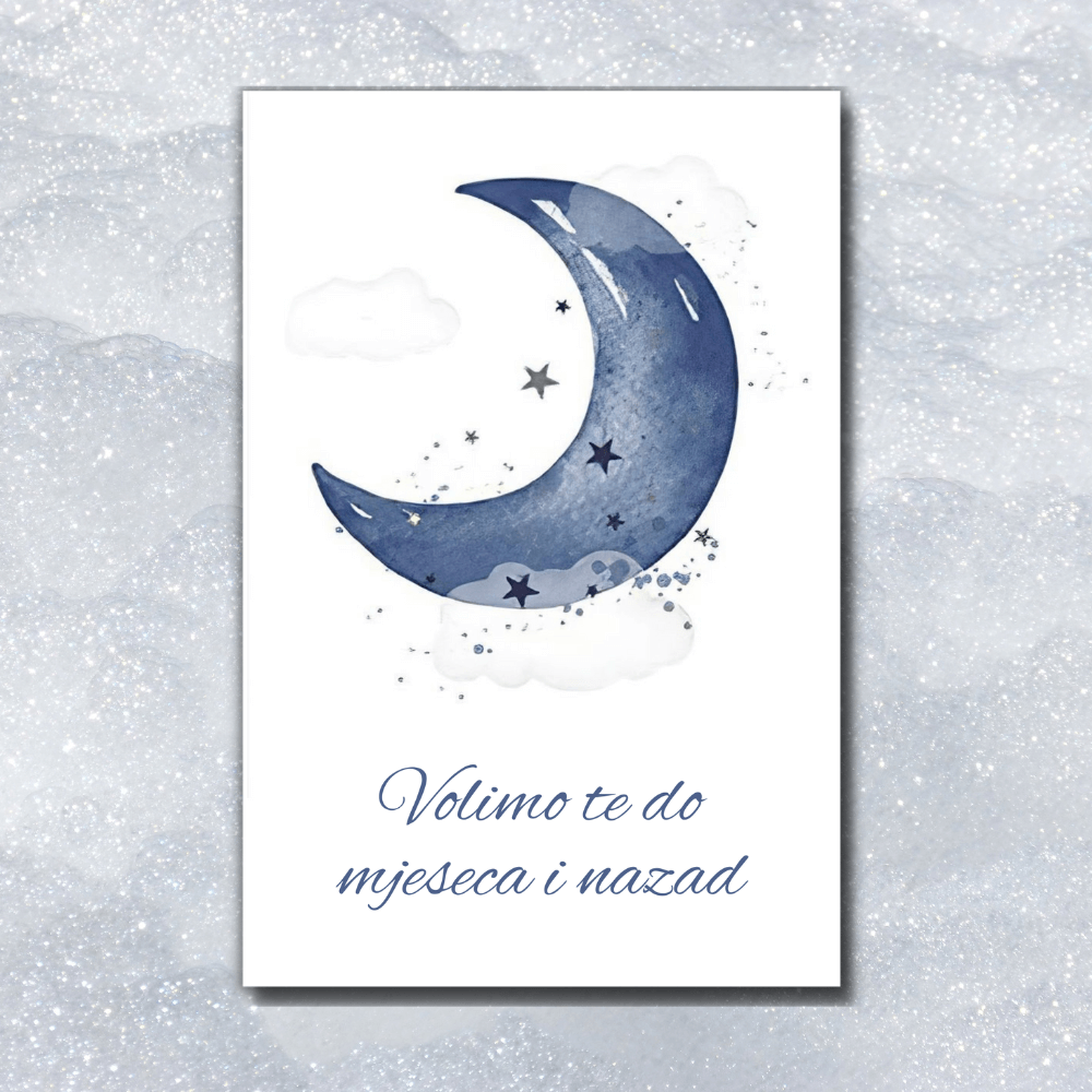 Set od 5 slika za dječju sobu – Zvjezdana inspiracija za male sanjare