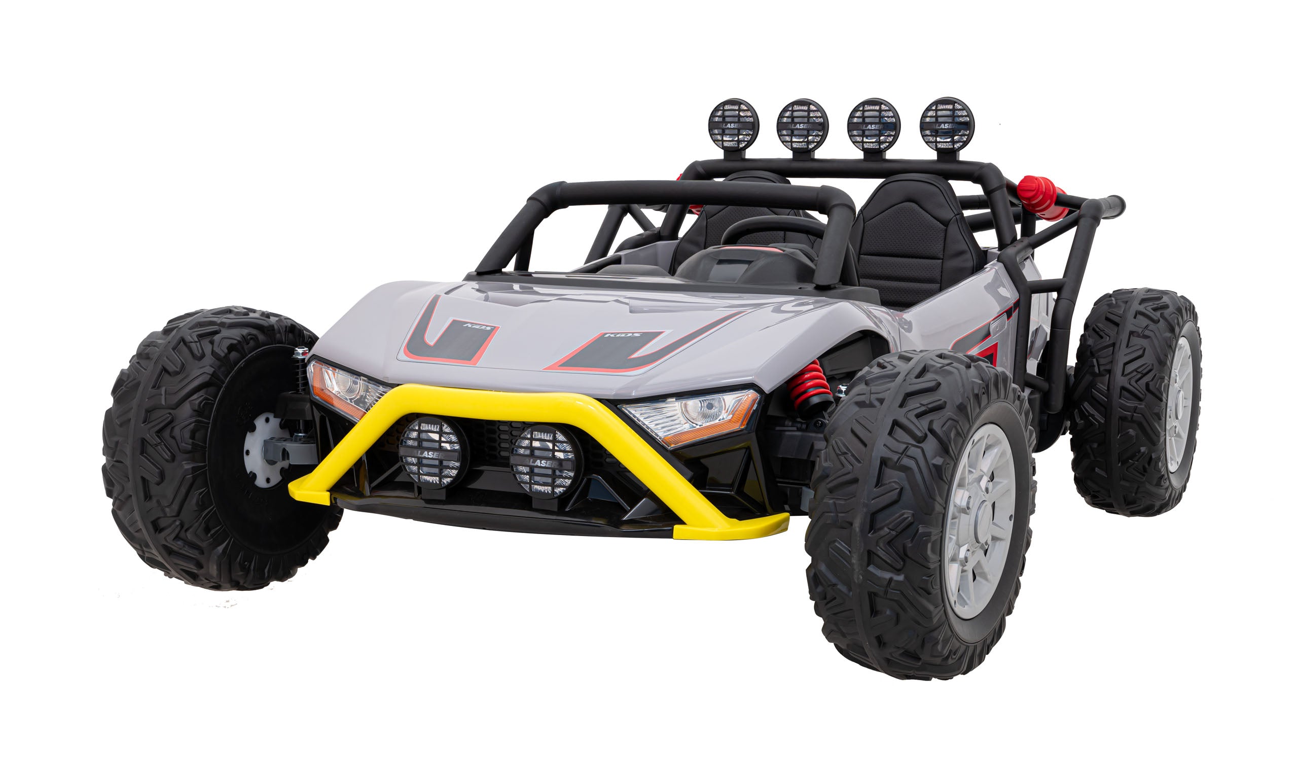 Buggy na akumulator Racing 5 - dvosjed - sivi