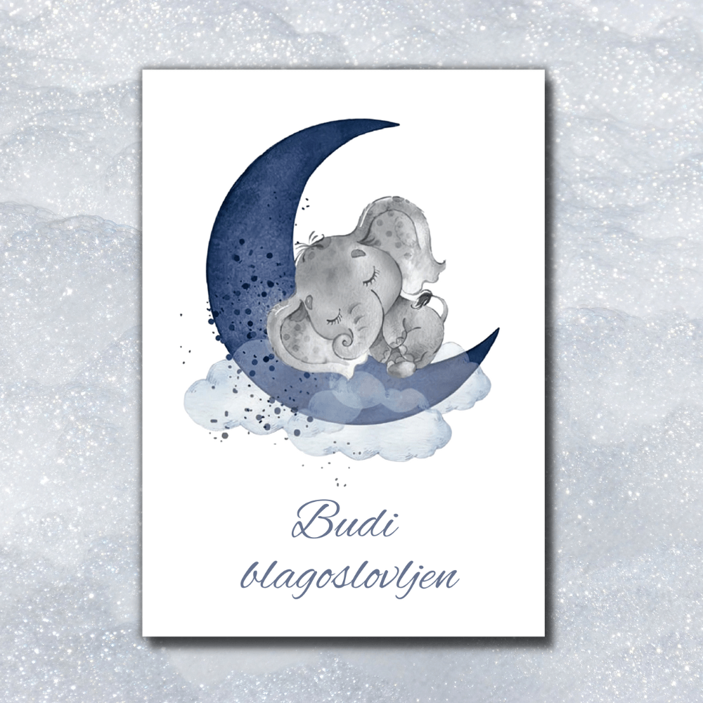 Set od 5 slika za dječju sobu – Zvjezdana inspiracija za male sanjare