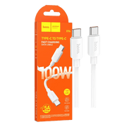 hoco. USB kabl za smartphone, type C, 100W, bijela - X96 Hyper, 100W, White
