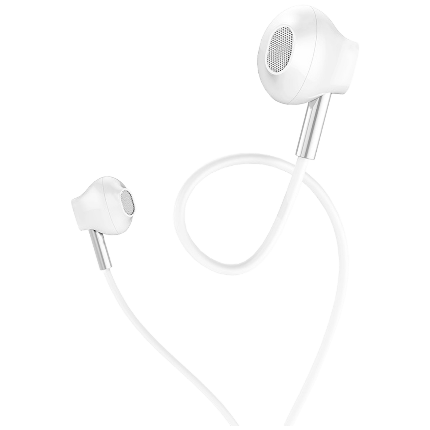 hoco. Slušalice sa mikrofonom, 3.5 mm,dužina kabela 1.2 met,bijela - M55 Memory sound White