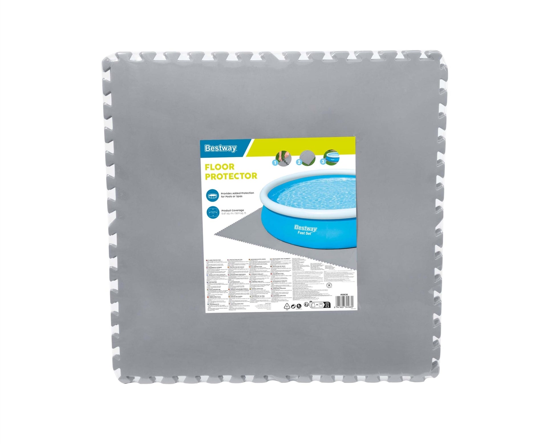 Foam Mat 78 x 78 cm BESTWAY