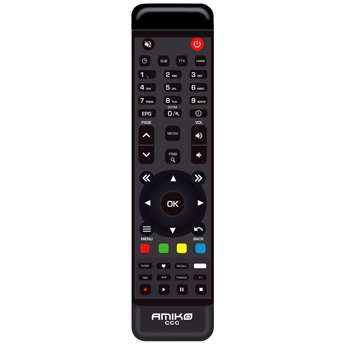 Amiko Prijemnik DVB-S2+T2/C, HEVC, 4K UHD, CX, CI - AMIKO 9265+