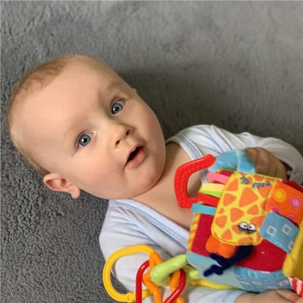 Baby Mix edukativna plišana kocka