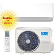 MIDEA KLIMA UREĐAJ 3,5kW CB1-12HRFN8-I/CB1-12HFNX-O Breezeless E, za prostor do 35m2, A++ energetska klasa