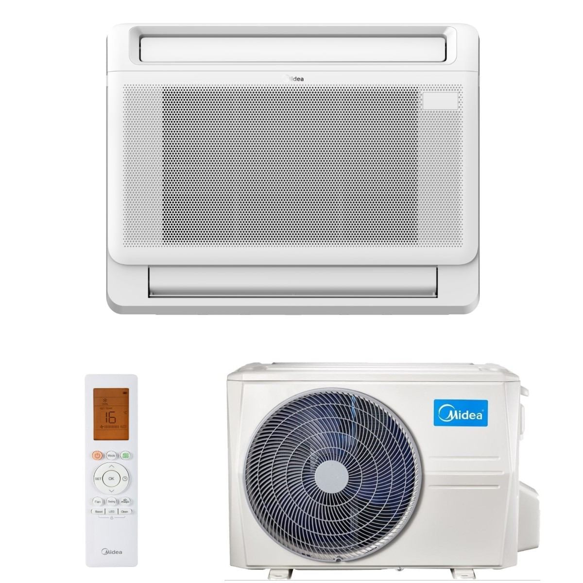 Midea klima uređaj 4,98kW MFA2U-17HRFNX(GA)/MOX330U-18FN8-QRD0W(GA) - za prostor do 50m2, A++ energetska klasa