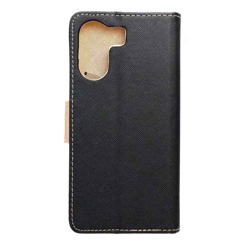 Fancy Book futrola za XIAOMI Redmi 13c / POCO C65 crna / zlatna
