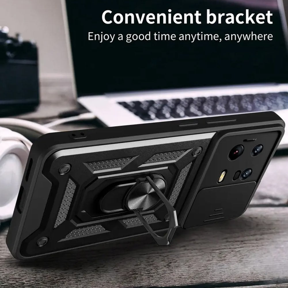 Techsuit – serija CamShield zaštitna maskica za Xiaomi 13 Pro – crna