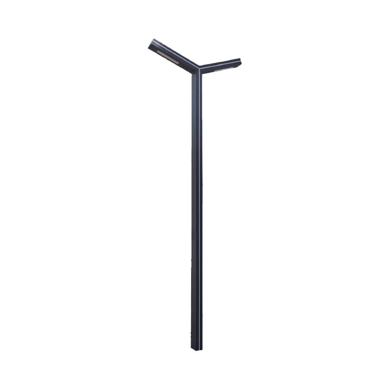 LED ulična svjetiljka Green Tech sa stupom, 2 x 30W, 4000K + zelena, 4 m