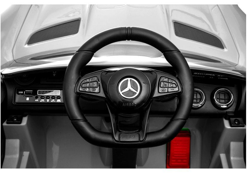 Licencirani auto na akumulator Mercedes GTR - sivi/lakirani