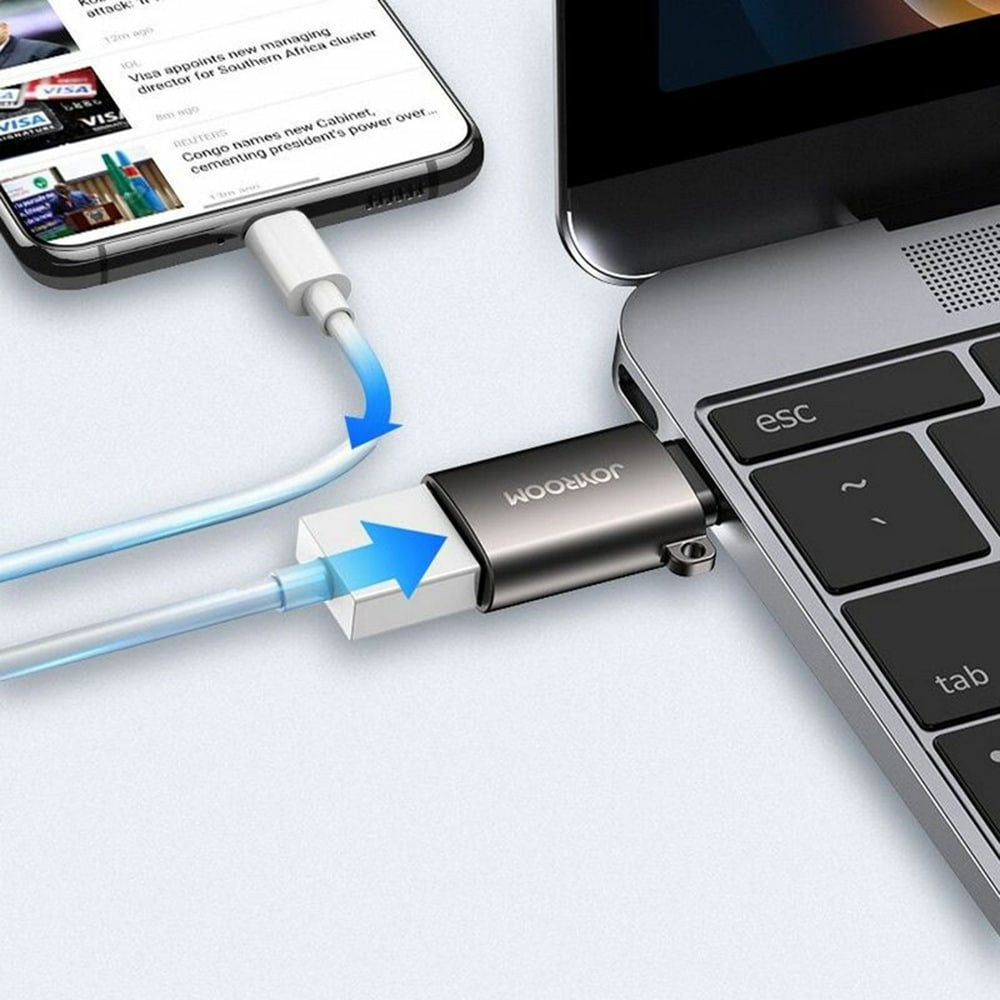 JoyRoom - OTG adapter (S-H151) - USB 3.2 Gen 1 na Type-C-prijenosni - crni