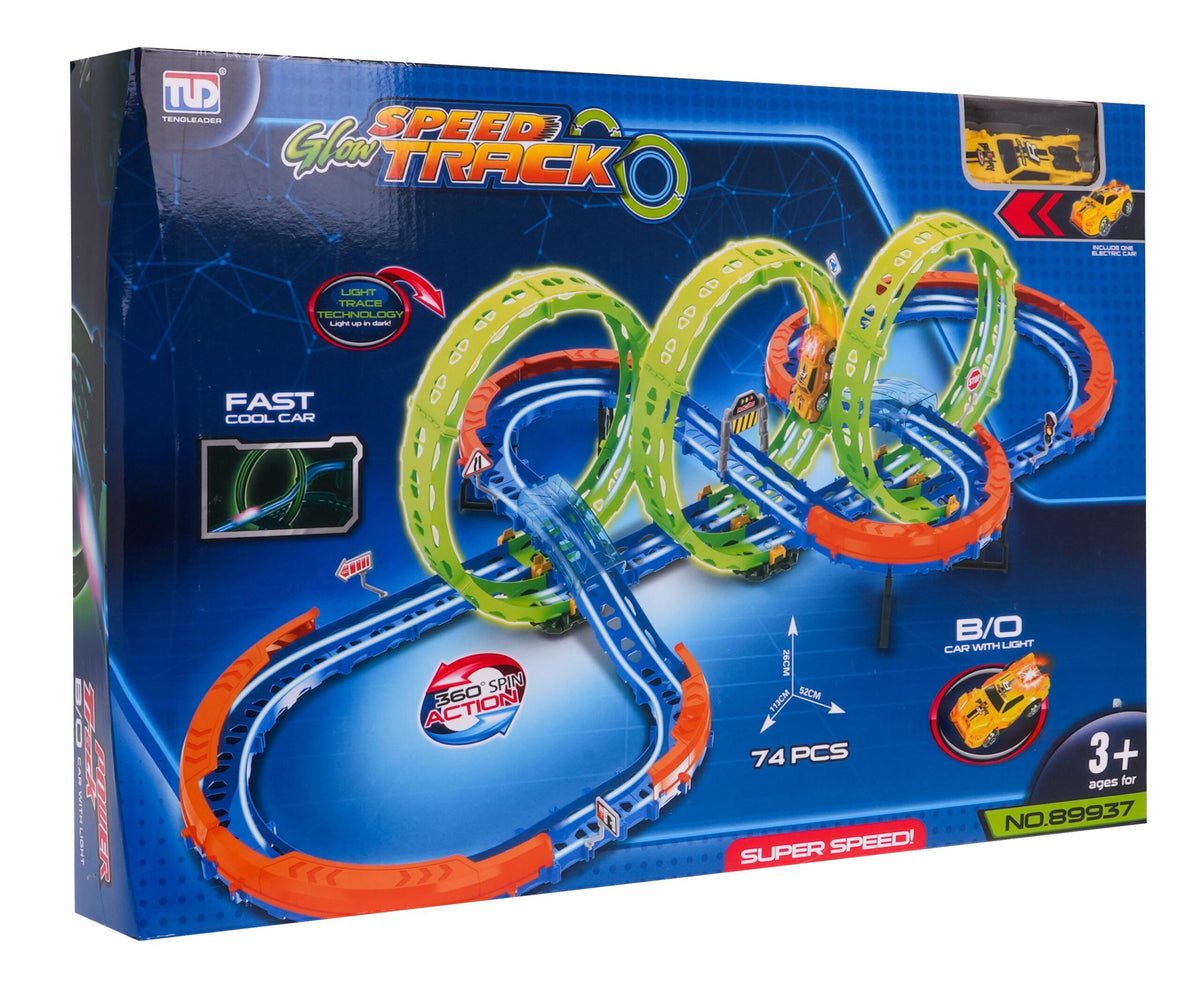 Staza za autiće Extreme Race - 74 elemenata