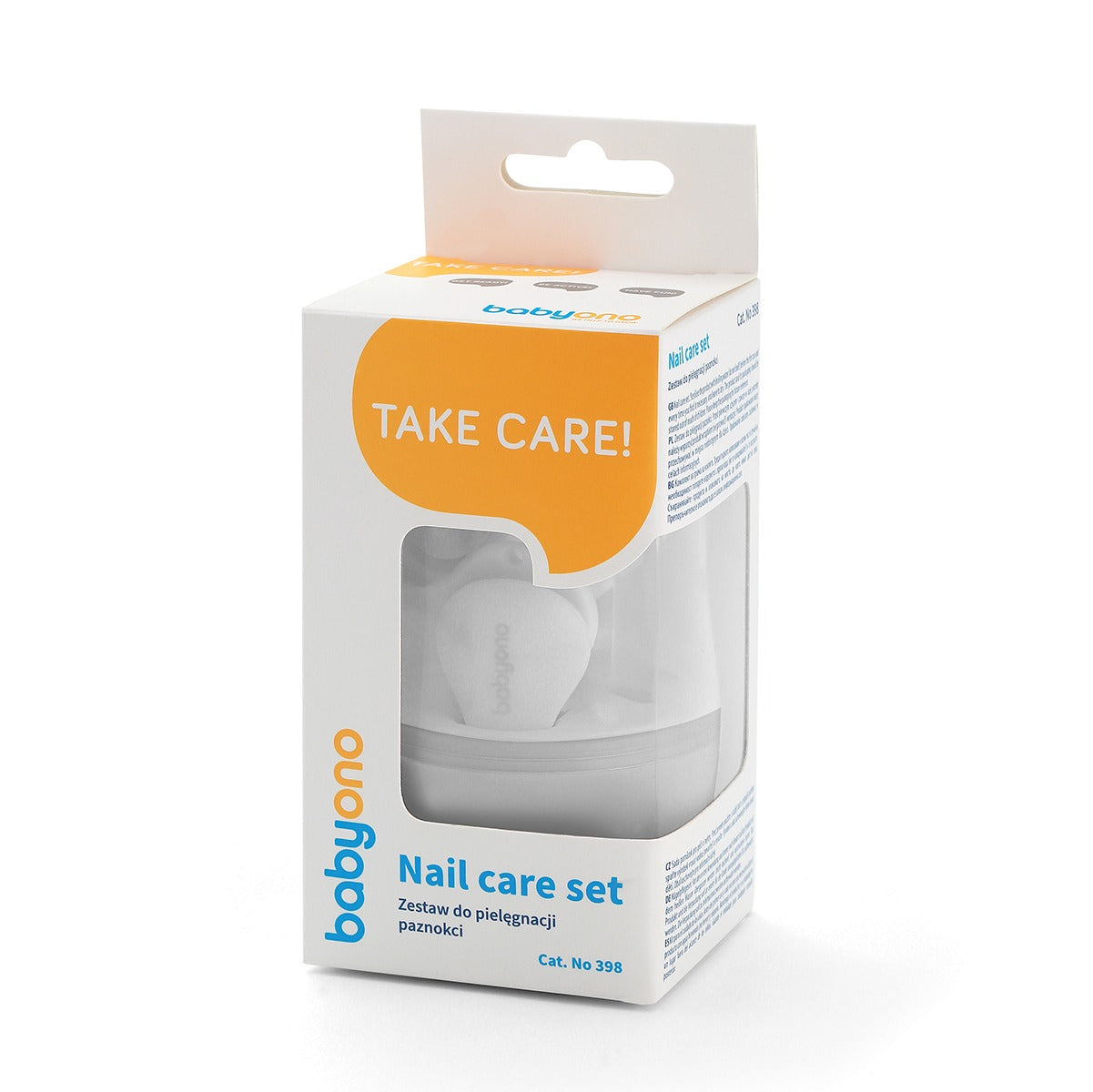 BabyOno Set za manikuru u kutijici, sivi