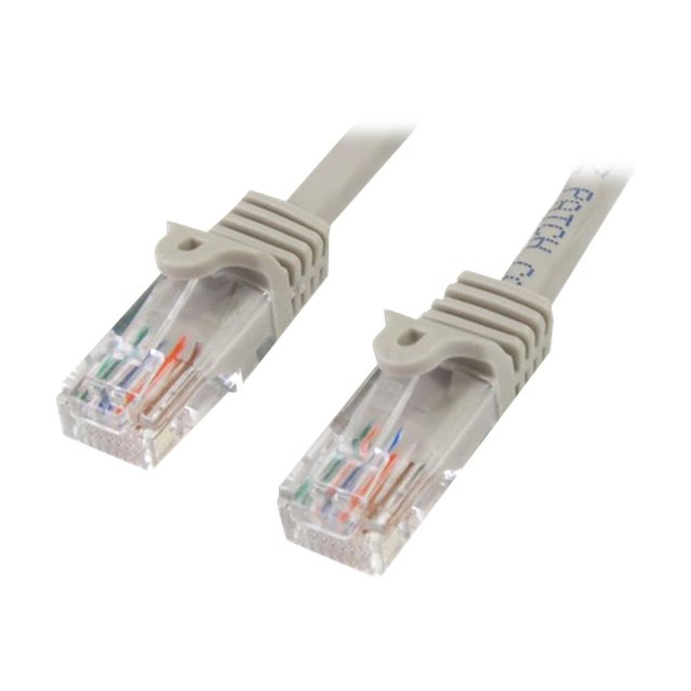 StarTech.com 45PAT3MGR kabel za umrežavanje Sivo 3 m Cat5e U/UTP (UTP)