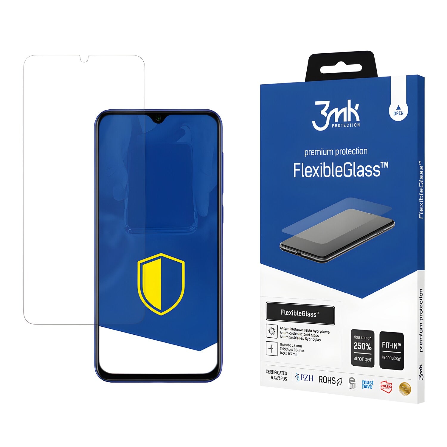 Zaštitno hibridno staklo 3mk FlexibleGlass za Xiaomi Mi 9 SE - Prozirna KP20934