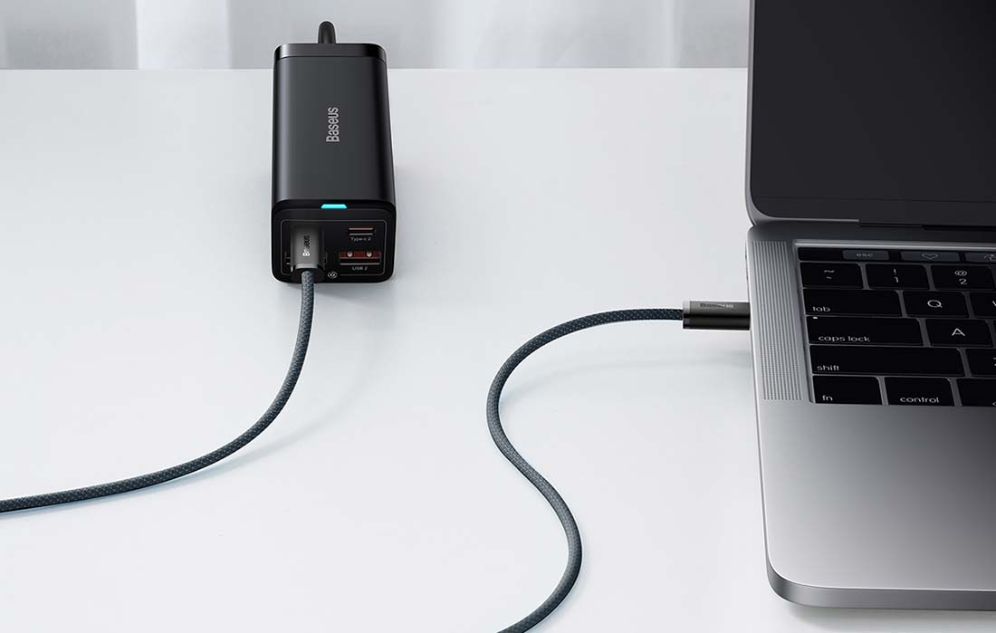 Kabel USB-C na USB-C Baseus Dynamic Series, 100W, 1m (siv)