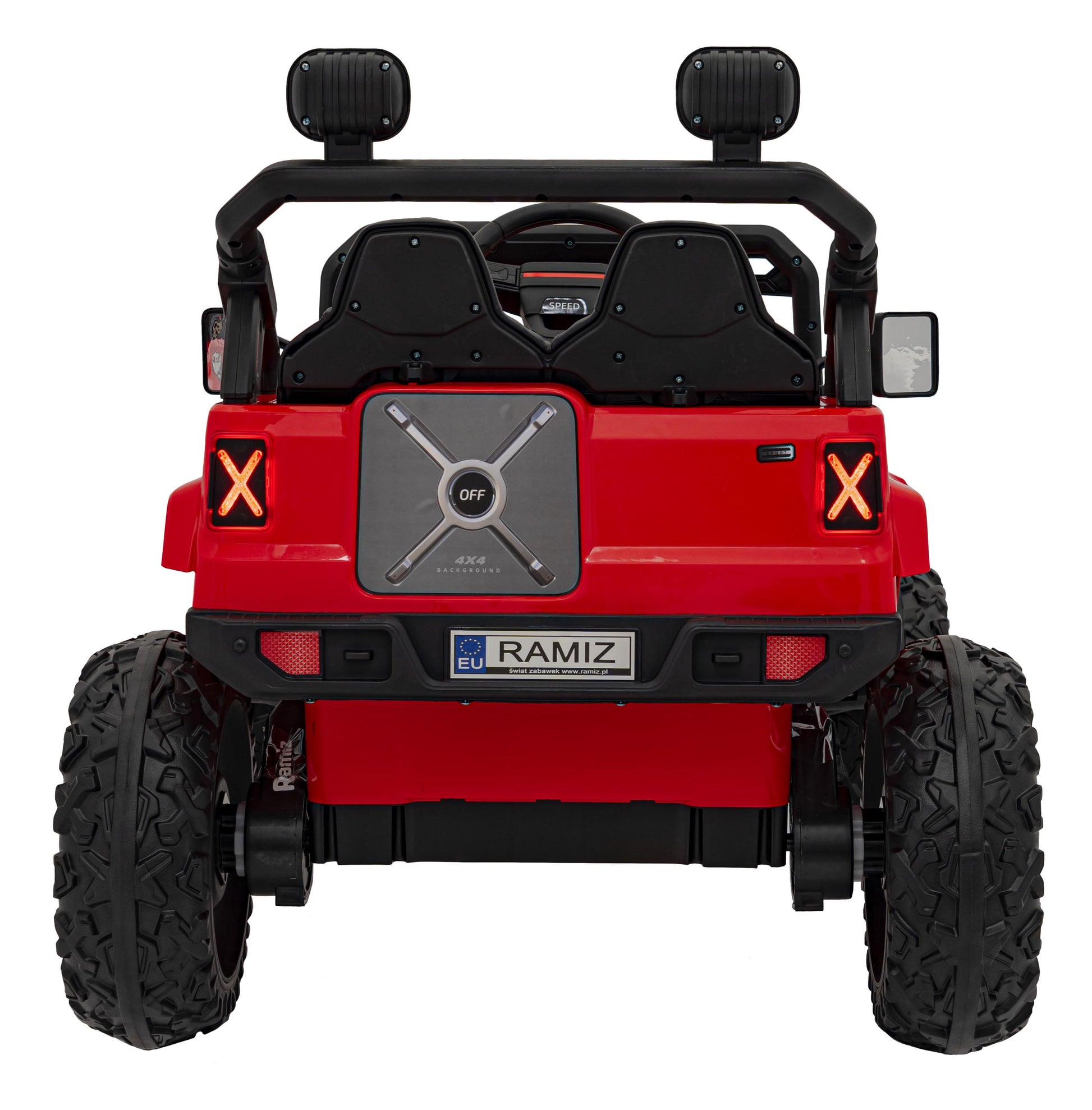 Auto na akumulator OFF ROAD Speed 4x4 - crveni