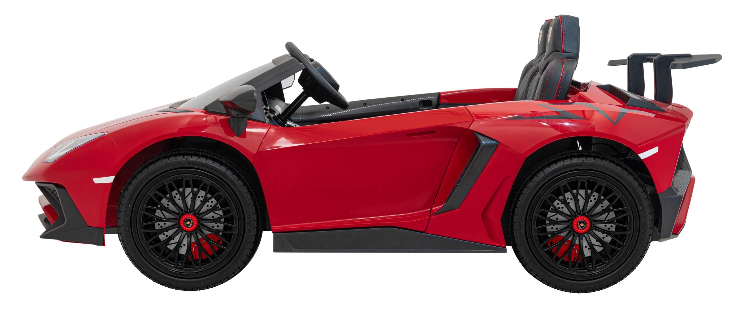 Licencirani auto na akumulator Lamborghini Aventador SV STRONG - dvosjed - crveni